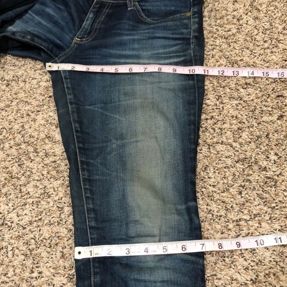 AG Adriano Goldschmied The Stilt Cigarette Jeans Size 29 Dark Blue Low Rise - Picture 7 of 9